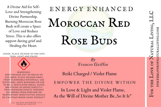 Moroccan Red Rose Buds - For the Love of Natural Living, LLC 