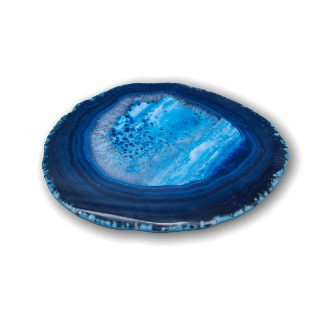 Agate 4 piece Coaster Set - For the Love of Natural Living, LLC - Crystal Decor - Agate 4 piece Coaster Set - For the Love of Natural Living, LLC