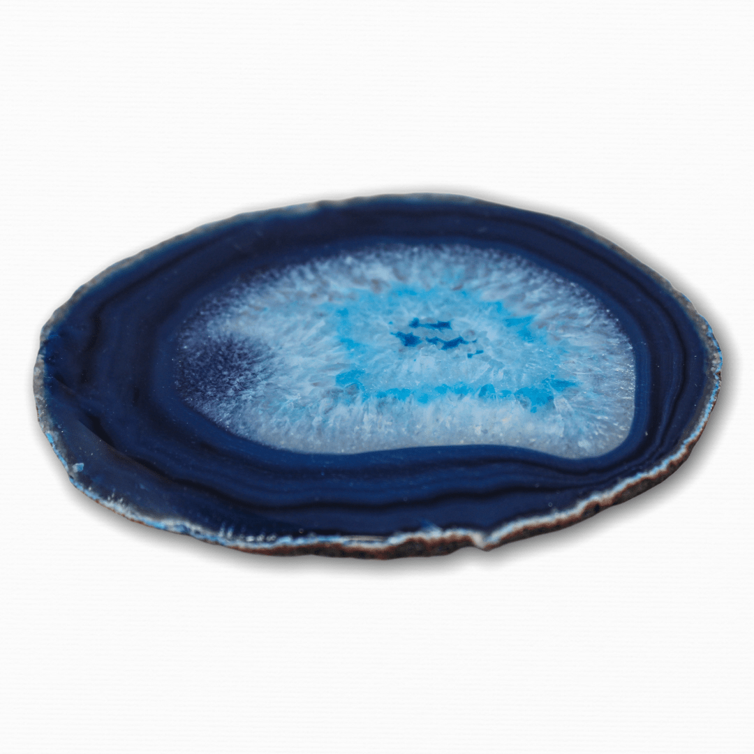 Agate 4 piece Coaster Set - For the Love of Natural Living, LLC - Crystal Decor - Agate 4 piece Coaster Set - For the Love of Natural Living, LLC