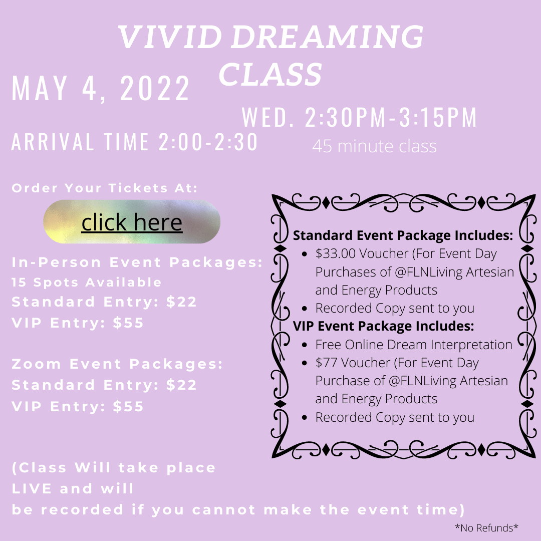 Vivid Dreaming Class *Recorded Copy* - Expand with Your Dreaming Practice - For the Love of Natural Living, LLC - Vivid Dreaming Class - Vivid Dreaming Class *Recorded Copy* - Expand with Your Dreaming Practice - For the Love of Natural Living, LLC